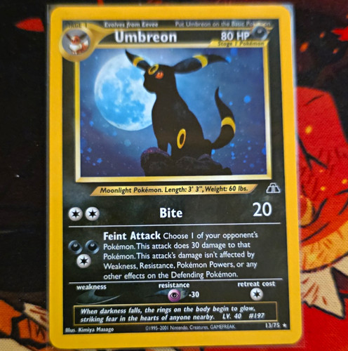Umbreon neo discovery - umbreon,