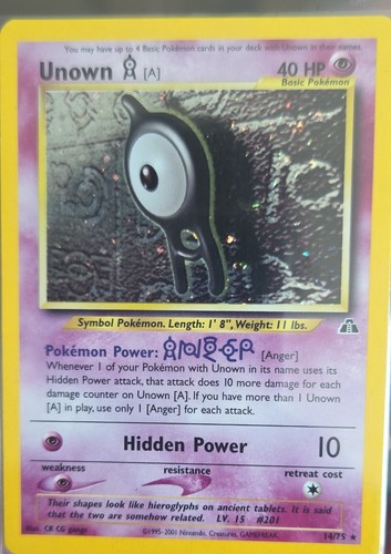 Vintage neo unown a - 🌟, [a]