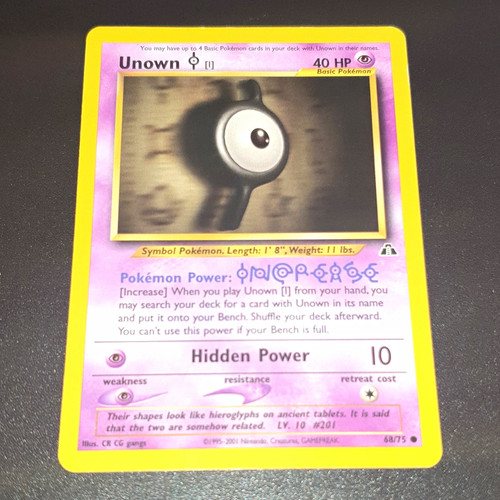 Pokémon tcg unown 68 - tcg,