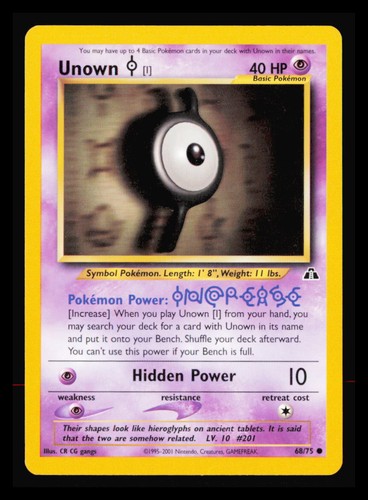 Unown 75 neo discovery - [i],