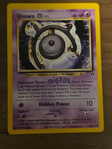 Unown 75 neo discovery - unown, 49/75