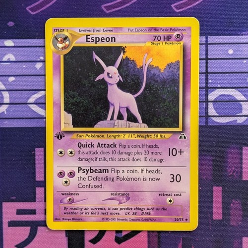 1st edition espeon - espeon, 20/75