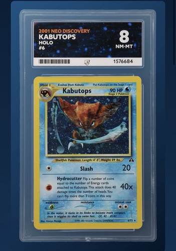 Pokemon tcg kabutops - 6/75, neo