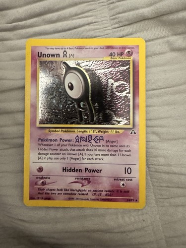 Unknown holo vintage - holo,
