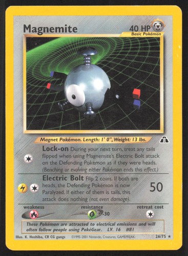 Magnemite unlimited rare neo - magnemite,