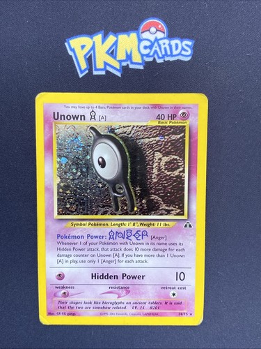 Pokémon tcg unown - pokémon, a